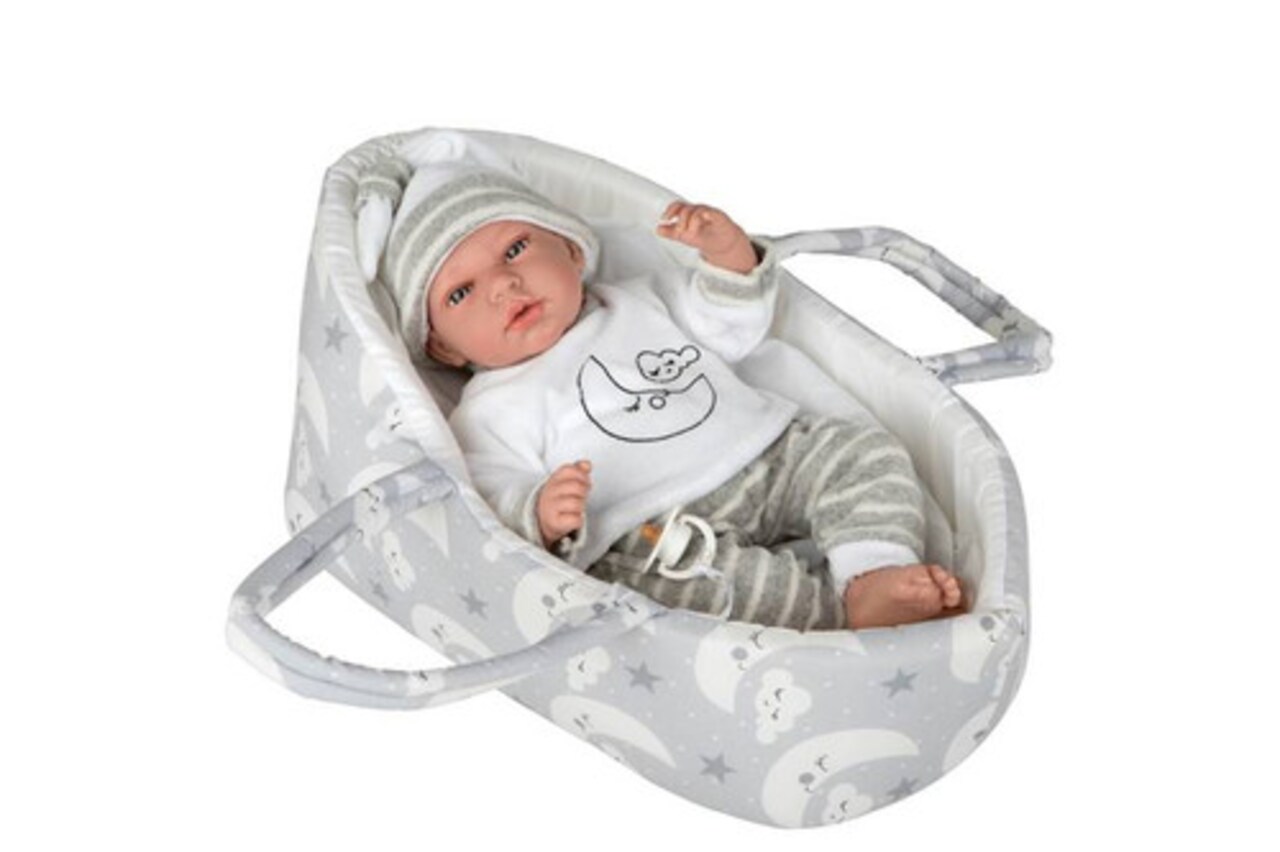 Meet Our Newest Addition: The 15 Inch Baby Doll with Matching Bassinet - The Perfect Snuggly Companion for Your Little Ones